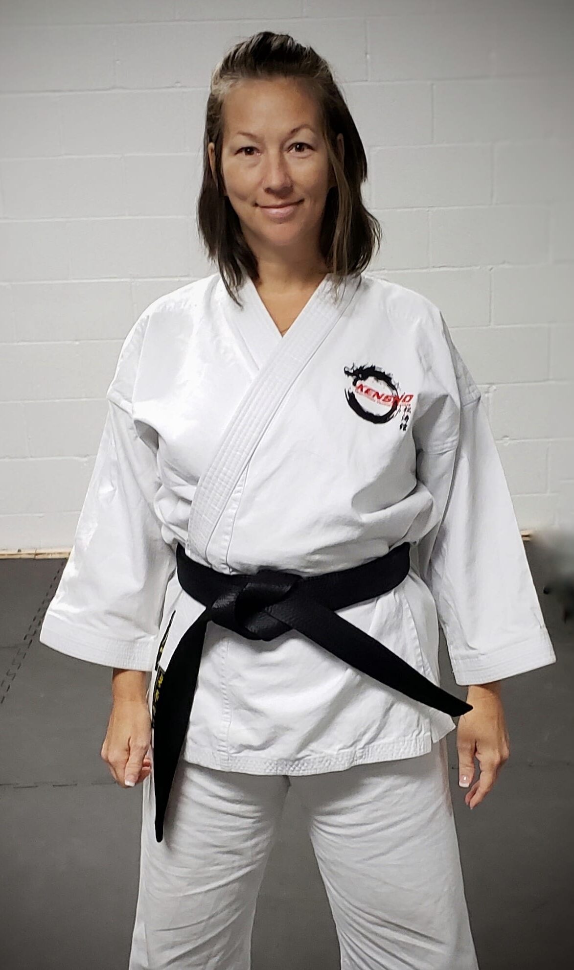 Jane Curry 1st Dan at Kensho Karate HDKI USA